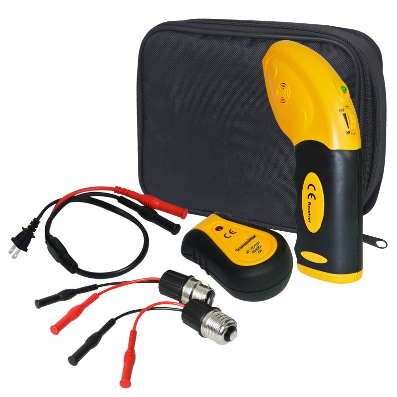 DANOPLUS Portable Circuit Breaker Finder Tracer Circuit Tester Locate AC Circuits&Fuses Quickly LED Signal Receiver Transmitter Fuse Socket 100-120V Only - Image 3